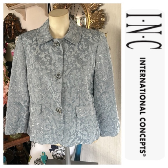 Vintage Blue Blazer Jacket - Picture 1 of 16